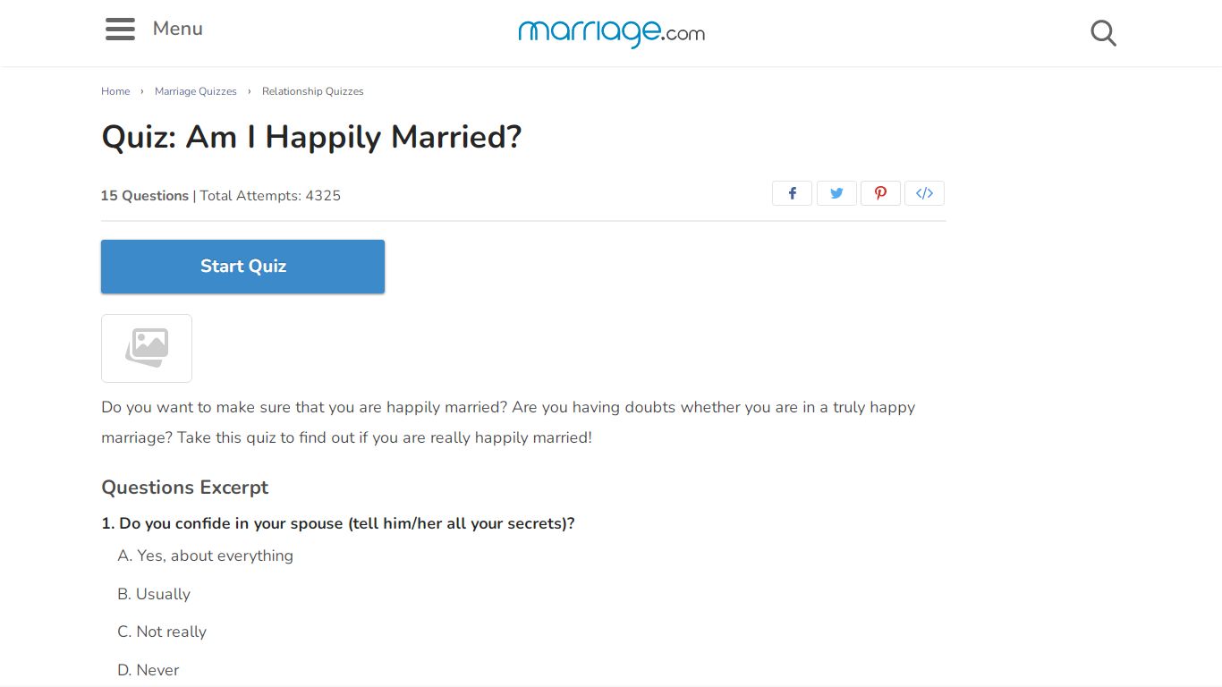 Am I Happily Married? - Marriage.com