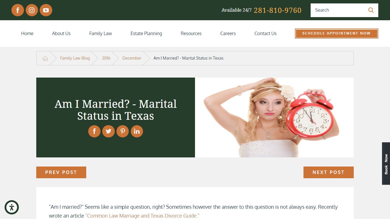 Am I Married? - Marital Status in Texas - Law Office of Bryan Fagan