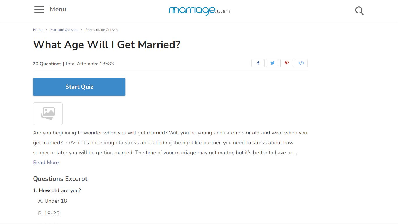 What Age Will I Get Married? - Marriage.com